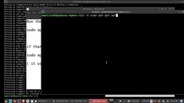 You don't have enough free space in /var/cache/apt/archives/ in linux