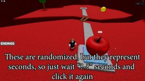 How to get «Golden Apple» Ending in Easiest Game on Roblox