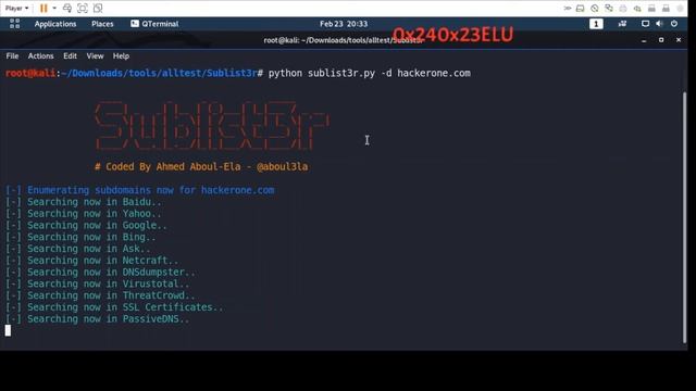 Sublister subdomain scanner смотреть онлайн