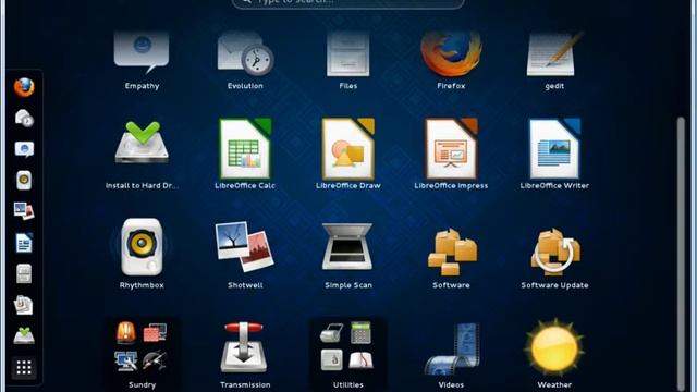 Fedora 19 Gnome Presentation смотреть онлайн