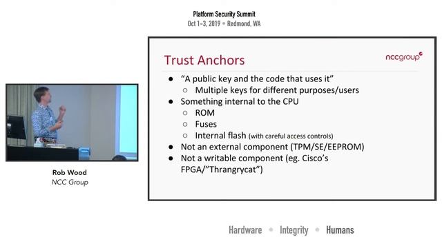 Trends in Server Platform Security — Rob Wood, NCC Group - Platform Security Summit 2019 смотреть онлайн