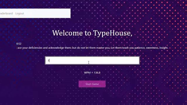 TypeHouse - Web based typing game built with Flask and Tuya API смотреть онлайн
