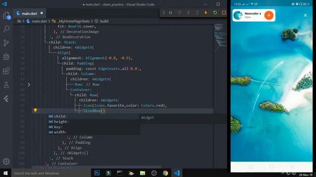 Flutter - Chat Screen UI Tutorial | Flutter Tutorial смотреть онлайн