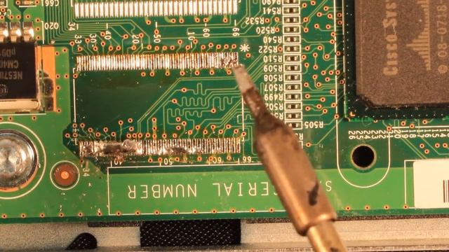 Repair of a Cisco 2960G switch with amber LED via RAM chip replacement (FAIL/defect) смотреть онлайн