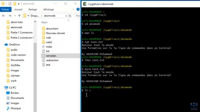 Les commandes man, grep et cat/less/more смотреть онлайн
