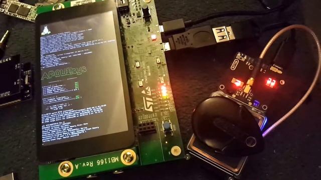STM32F769i-DISCO : Running ucLinux framebuffer console and Testing Proxmark3 port смотреть онлайн