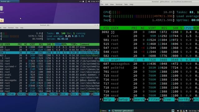 Xubuntu 22.04 vs openSUSE 2022 (XFCE): RAM Usage смотреть онлайн