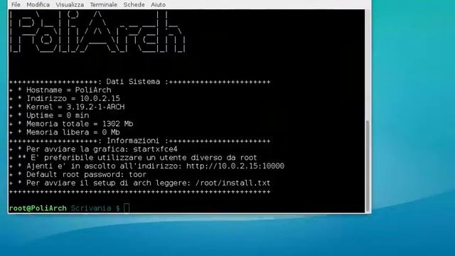 PoliArch 15.04 - Boot and Desktop смотреть онлайн