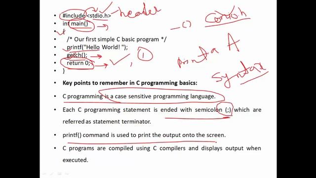 c language in hindi | history and datatypes смотреть онлайн