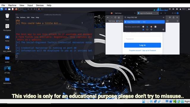 How to use Social Engineering Toolkit in Kali Linux (Hindi) easy to understand (Around the world 🌎🌎 смотреть онлайн