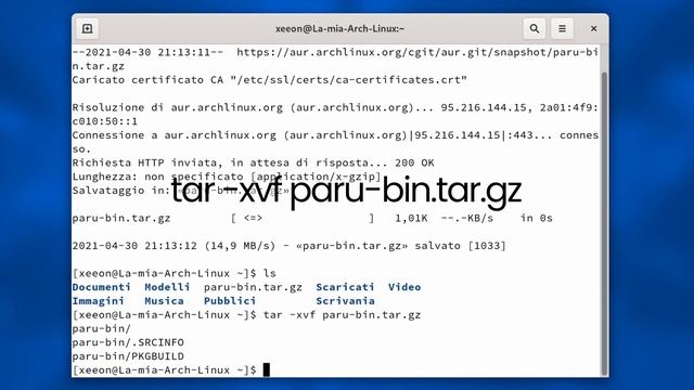 INSTALLARE PACCHETTI da AUR su ARCH LINUX (2021) смотреть онлайн