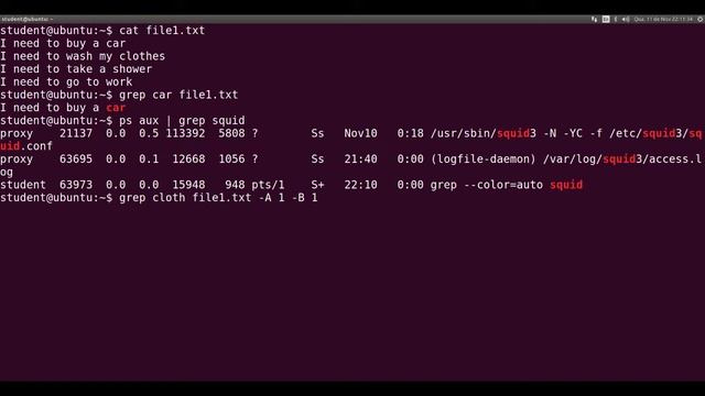 33 - Linux in 1 Minute - Find Words in File - grep смотреть онлайн