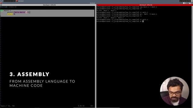 How does GCC compile C code to an executable. смотреть онлайн
