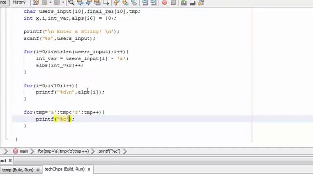 Intermediate C Tutorial 16 Sort alphabets in ascending смотреть онлайн