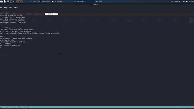 How to record screen in Kali Linux in 10 seconds смотреть онлайн