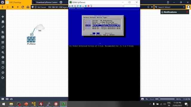 How to add pfsense Firewall in eve-ng смотреть онлайн
