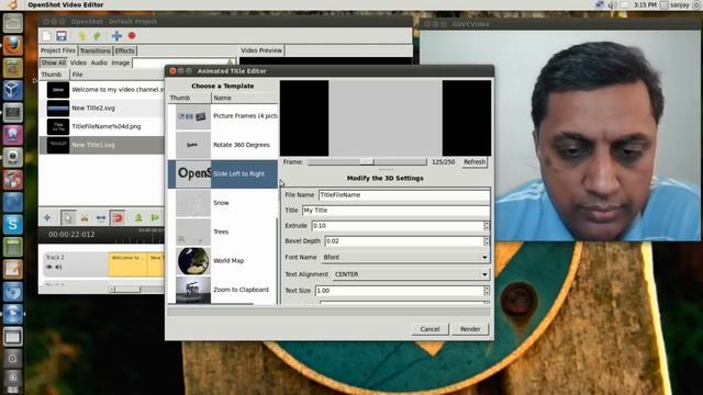 How to add Titles in Openshot video editor - Part2 смотреть онлайн