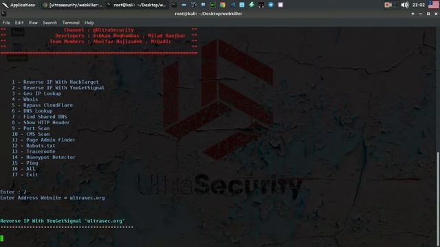 Tutorial WebKiller | UltraSecurity Team смотреть онлайн