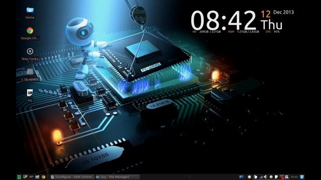 Manjaro Linux Customisation with kwin смотреть онлайн