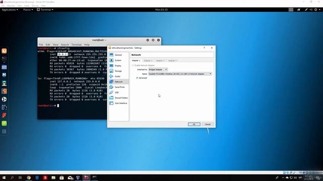 Setting up wireless adapter || changing IP address || IP configuration of Kali Linux in Virtualbox смотреть онлайн