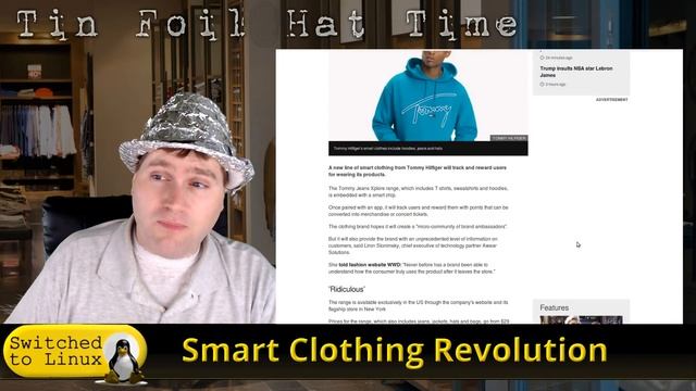 Smart Clothing Revolution - Tin Foil Hat Time 65 смотреть онлайн