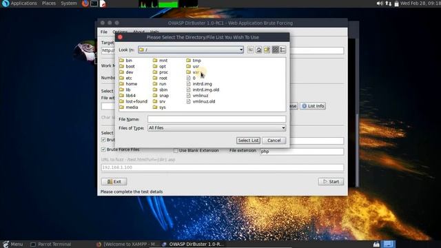 How to use Dirbuster | Find hidden directories/files in a website смотреть онлайн