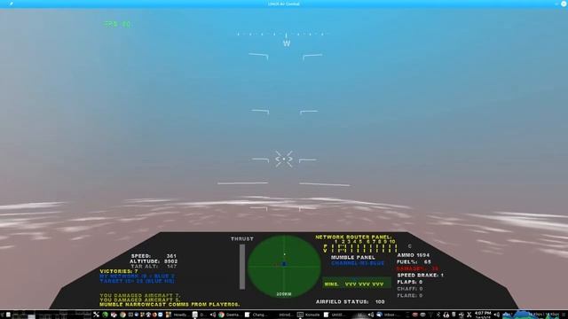 Linux Air Combat V6.12 Complex multiplayer mission with dialog смотреть онлайн