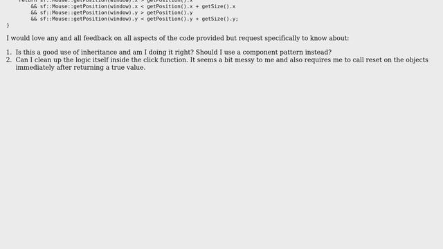 Button click logic with SFML смотреть онлайн