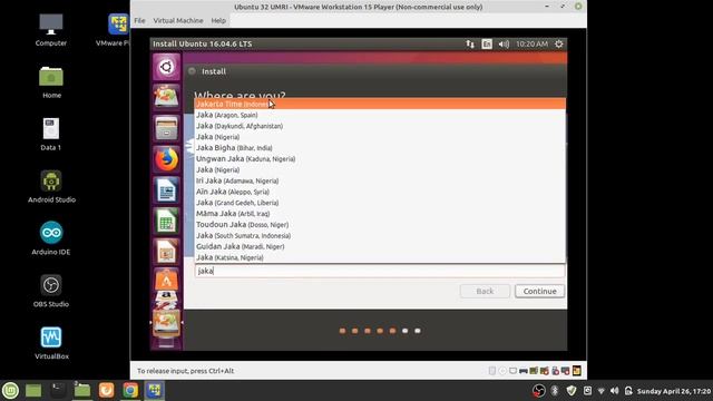 Instalasi Linux Ubuntu 16 04 LTS 32bit pada Virtual Machine VM VMware UMRI POS 09 смотреть онлайн