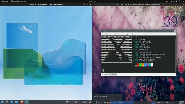 Fedora 36 (KDE) vs MX Linux 21 (KDE) смотреть онлайн
