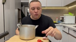 Спагетти мукбанг