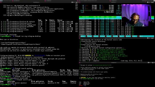 Instalando flatpaks e snaps no Gentoo - 🦗 #212 смотреть онлайн