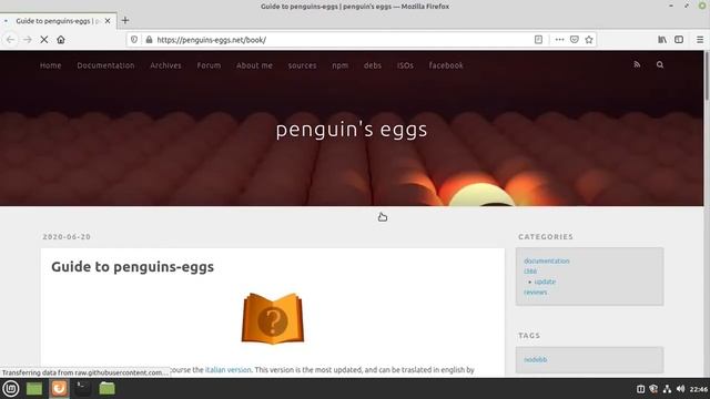 Ulyana com o Penguin's eggs, Um Programa Para Gerar Outra Distro Veja Como Fazer смотреть онлайн