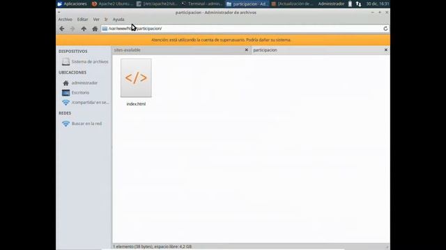 Configuración de servidor web Apache en Linux con dos Virtualhost смотреть онлайн