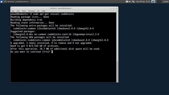 Instalación de CodeBlocks en Linux смотреть онлайн