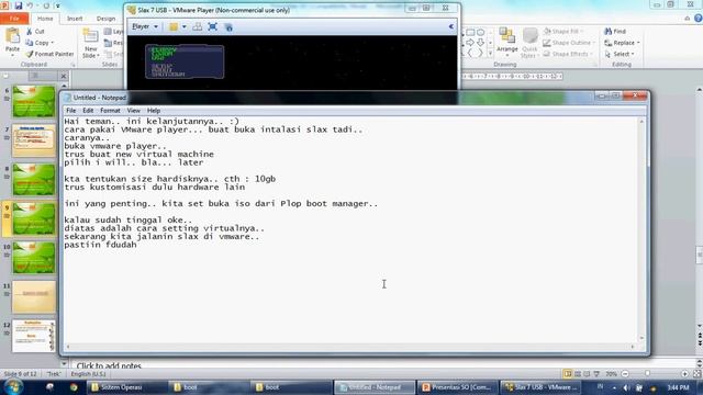 setting vmware & jalanin slax смотреть онлайн