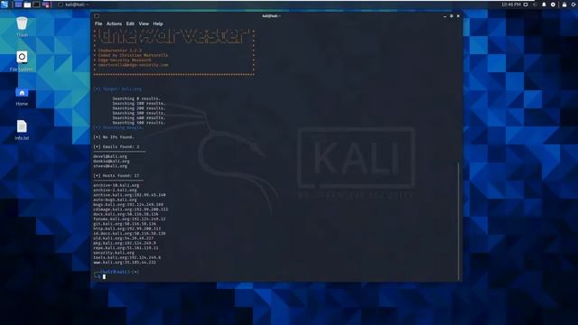 how to install harvester in kali Linux смотреть онлайн