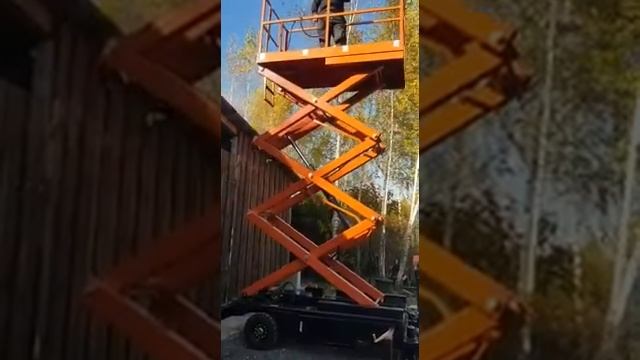 Самоходный ножничный подъемник grost SPX смотреть онлайн
