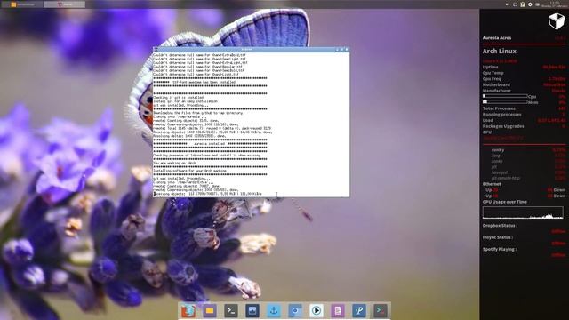 How to install Antergos Openbox and customize it - 5 installing icons, themes, conky, смотреть онлайн