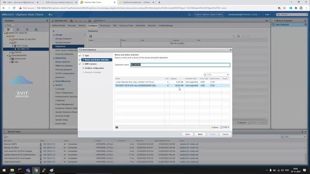 Attach an ISCSI Storage to an ESXi | VMware vSphere LAB 05 | SVIT Services смотреть онлайн
