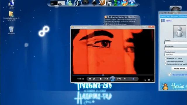 GNU/Linux, Fedora escritorio 3D - Ciber Hacking-Lab смотреть онлайн