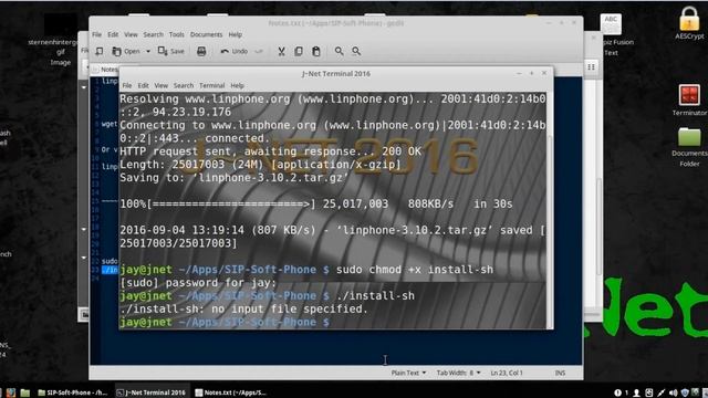 Installing SIP Soft Phone Client For Linux смотреть онлайн