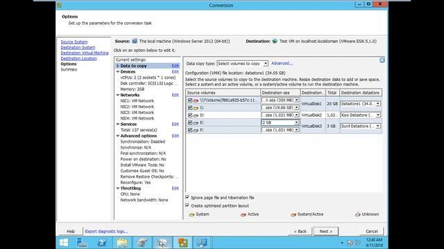 How to use VMware Converter for P2V migration: Step by Step смотреть онлайн