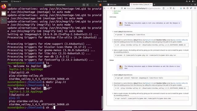 NX20201111 Install & Bermain Stardew Valley di Ubuntu 20.04 смотреть онлайн