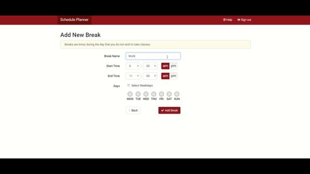 Schedule Planner Tutorial смотреть онлайн