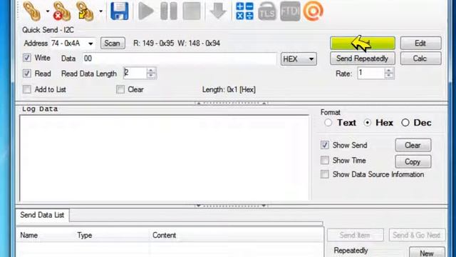 Test I2C Device TMP100 with Comm Operator Software смотреть онлайн