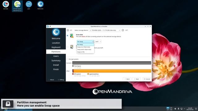 How to install OpenMandriva Lx ROME 23.03. смотреть онлайн