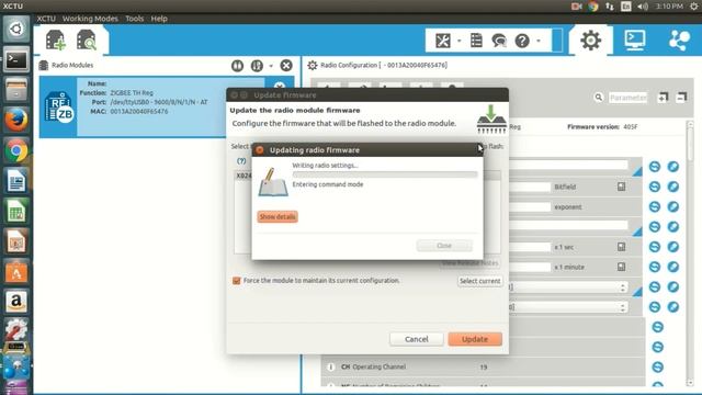 Configuring XBEE using XCTU in Linux смотреть онлайн