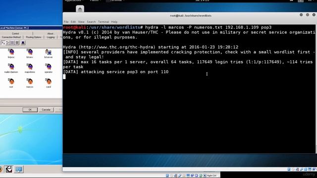 16 4 Descobrindo uma senha online com o Hydra смотреть онлайн