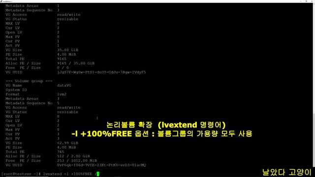 리눅스 LVM - 논리볼륨 확장 смотреть онлайн